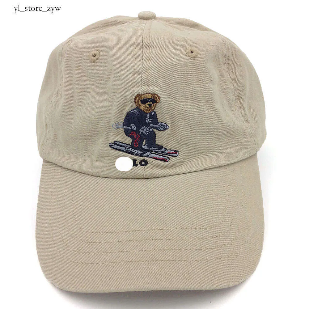 2024 Ball Caps Classic Polo Baseball Capuche Bleu Et Green Stripe Pull Broderie Brodemery Extérieur Nouveau Avec Tag Ralphe Laur