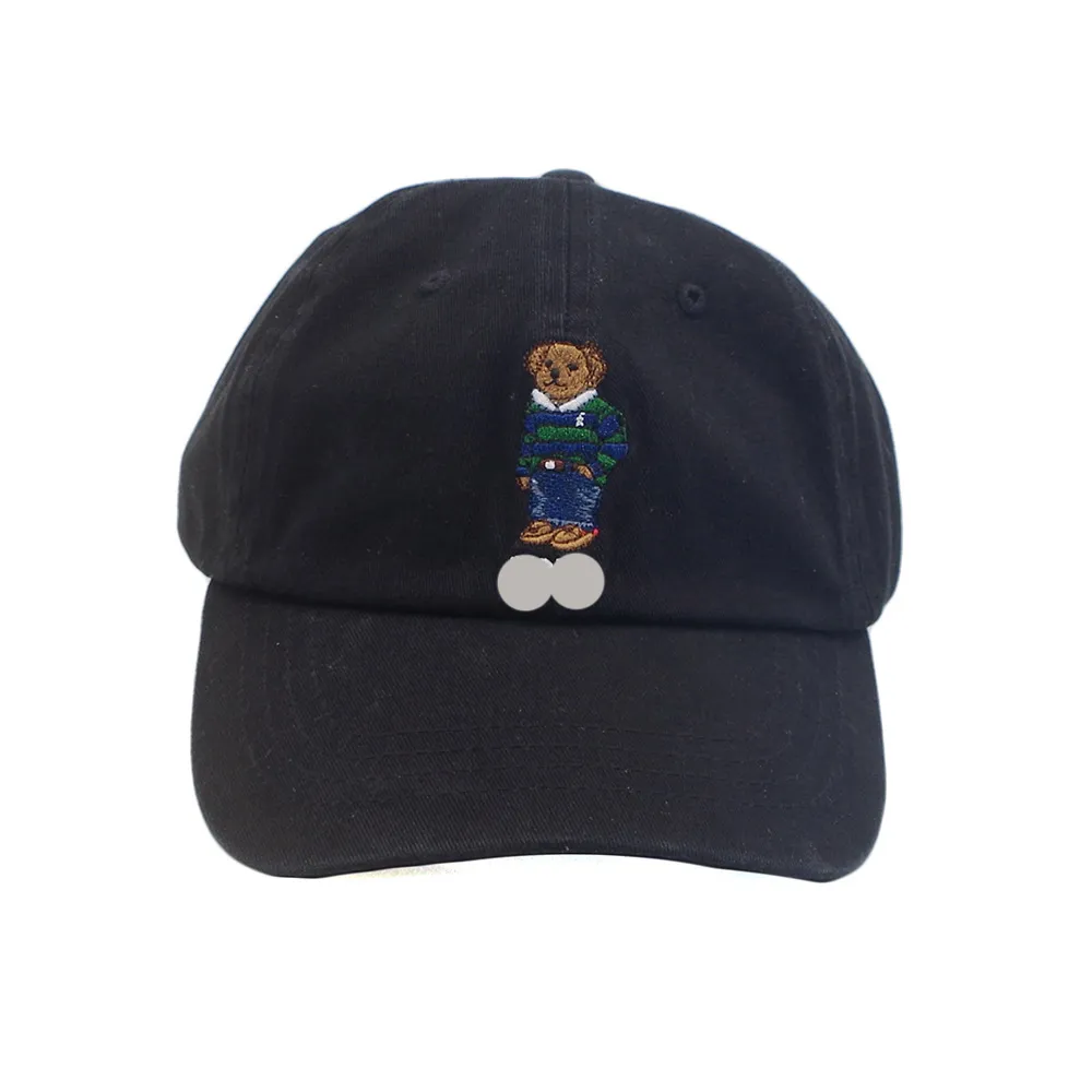 2024 Ball Caps Classic Polo Baseball Capuche Bleu Et Green Stripe Pull Broderie Brodemery Extérieur Nouveau Avec Tag Ralphe Laur