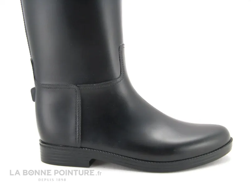 Achat chaussures ZERO faute Femme Botte Pluie Neige, vente Bottes Cavaliere noir