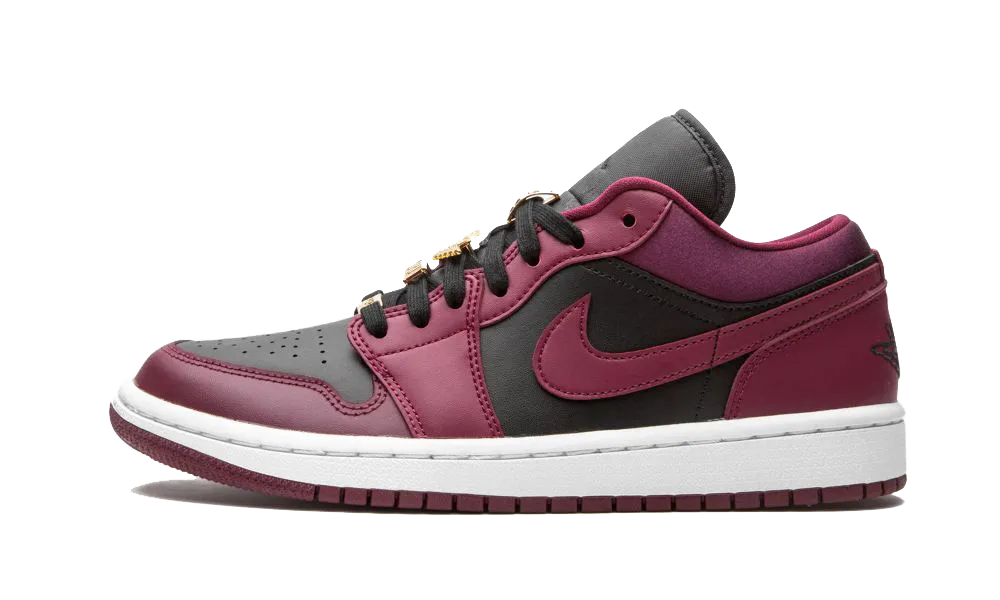 Air Jordan 1 Low Dark Beetroot Black