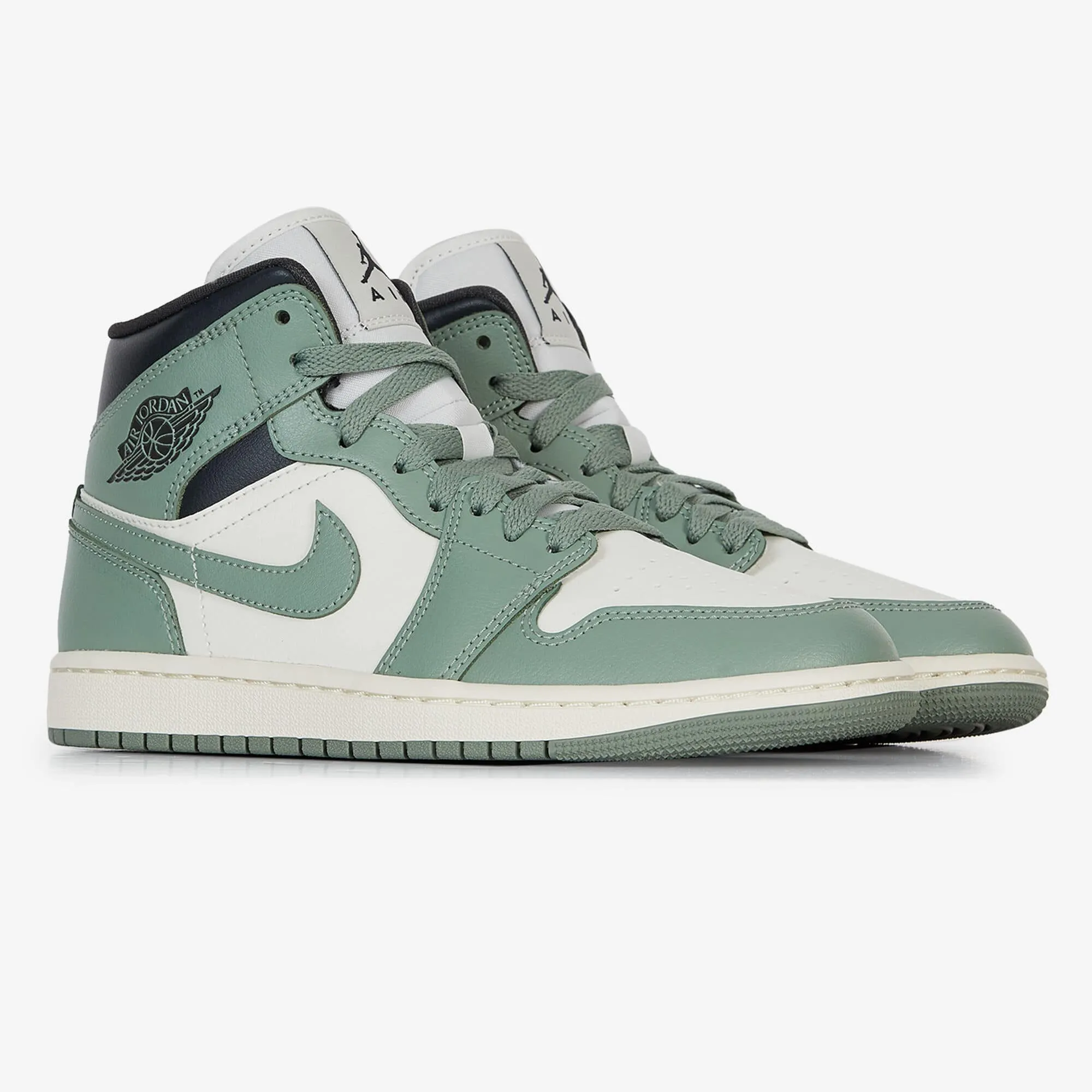 AIR JORDAN 1 MID JADE SMOKE