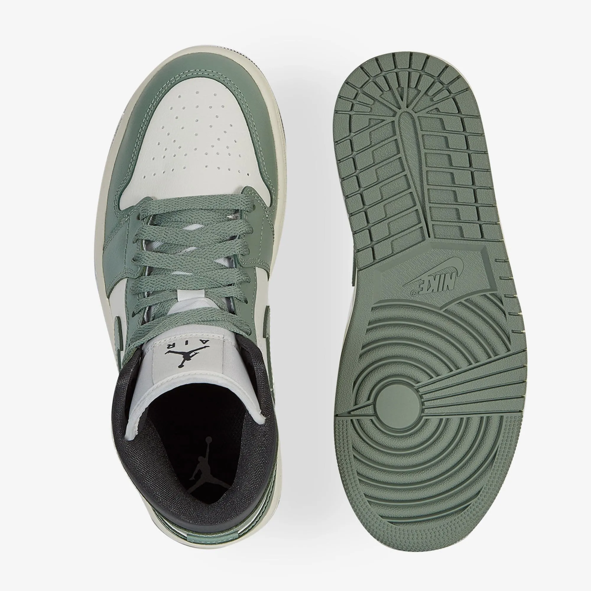 AIR JORDAN 1 MID JADE SMOKE