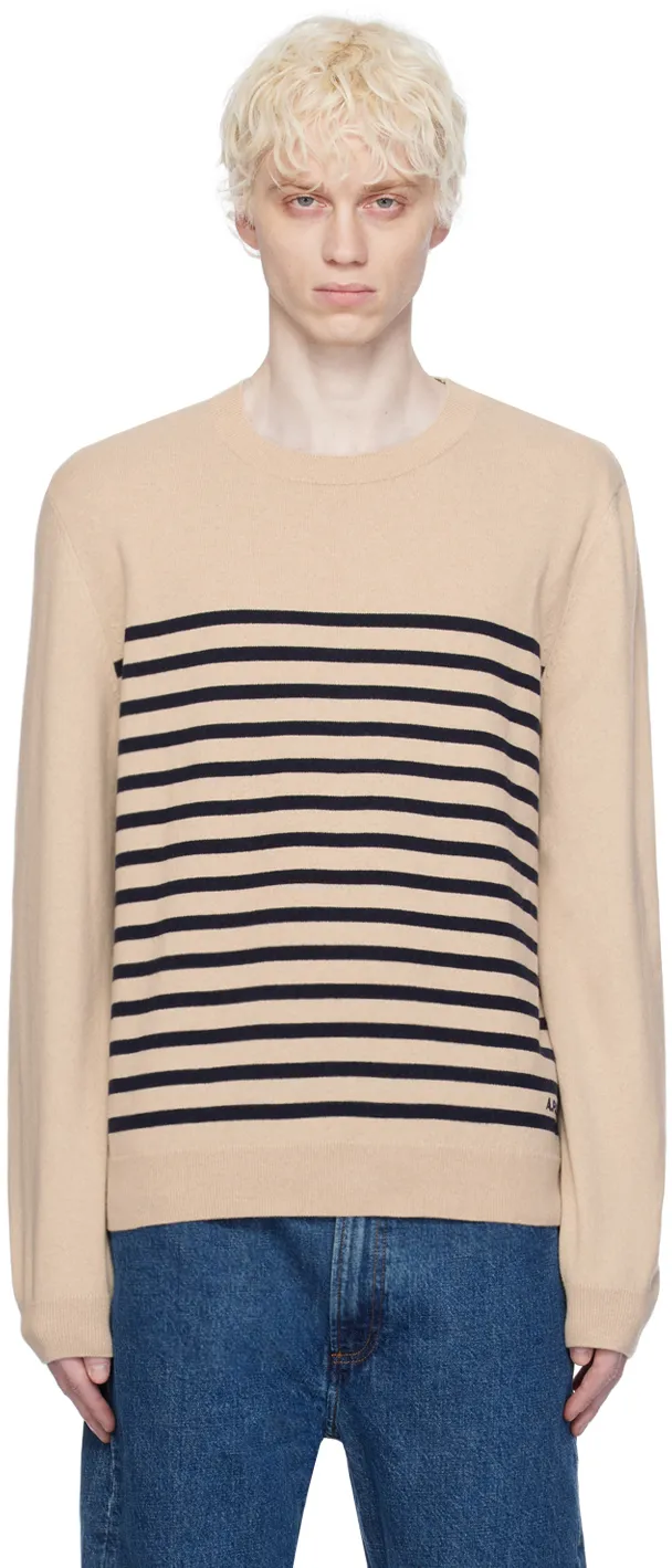   A.P.C.  Beige Matthew Sweater