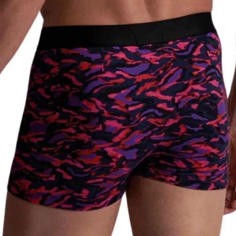 AUBADEMEN Boxer Homme Coton Modal PLAU Rose Violet