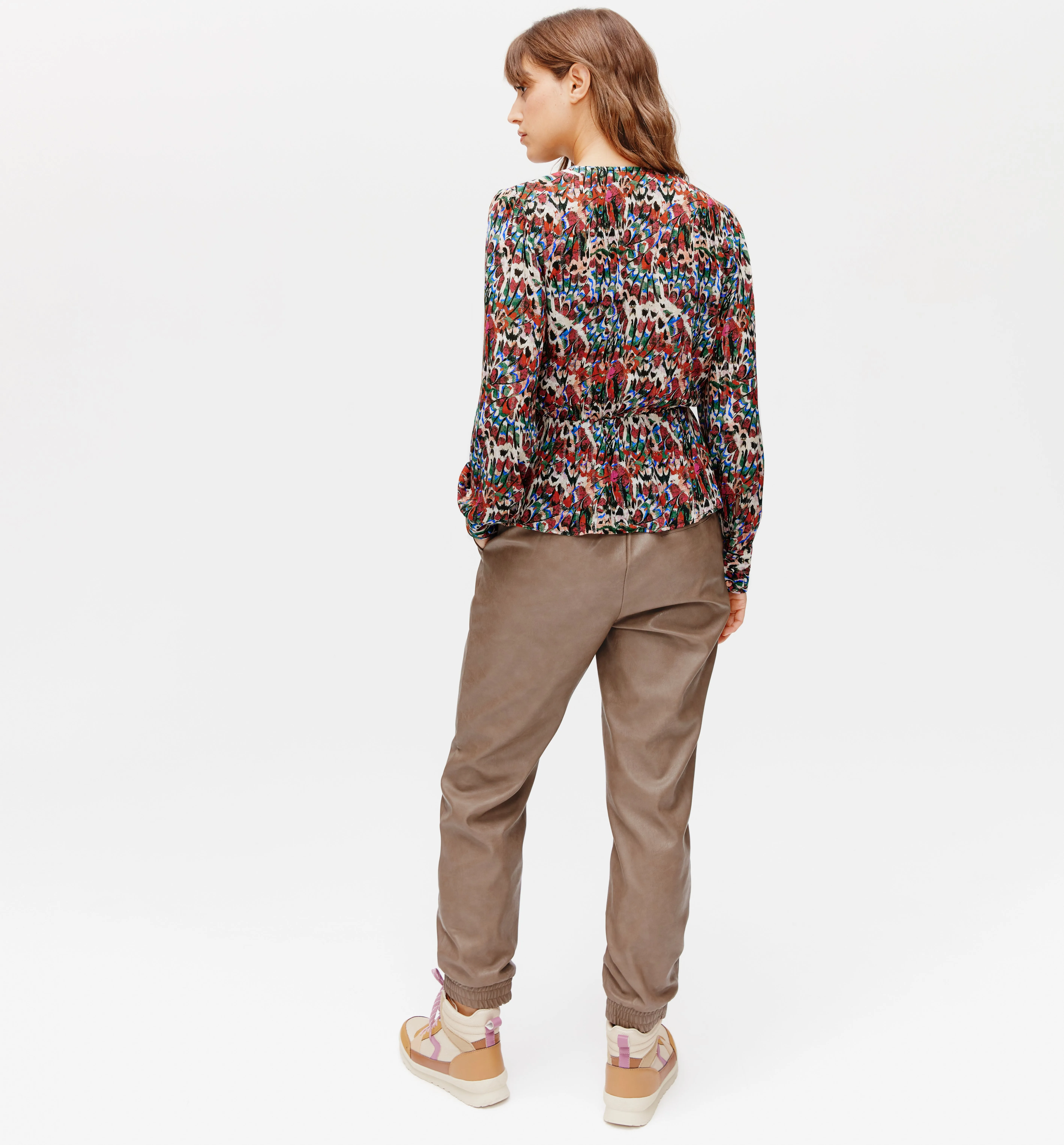 Blouse imprimée Femme - Imprimé écru