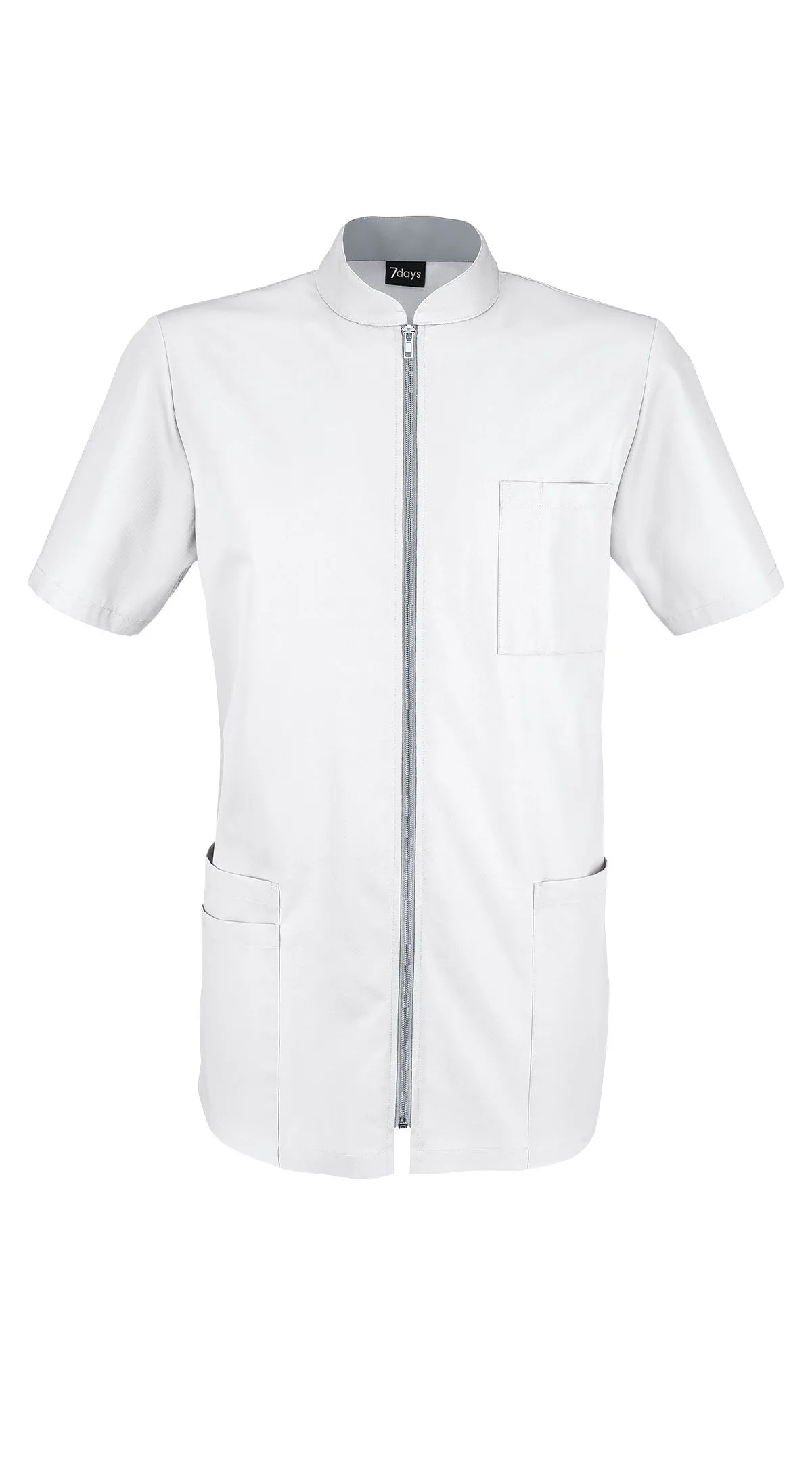 Blouse médicale avec fermeture éclair