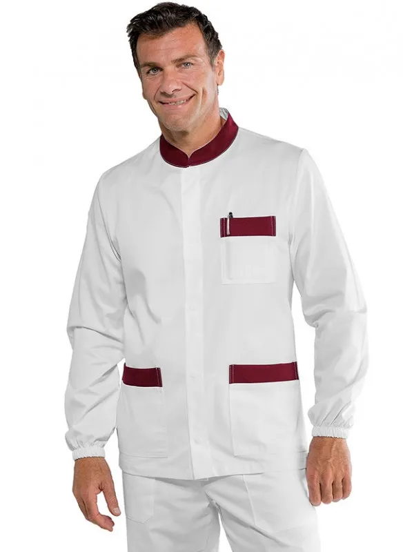 Blouse médicale col officier pour Homme