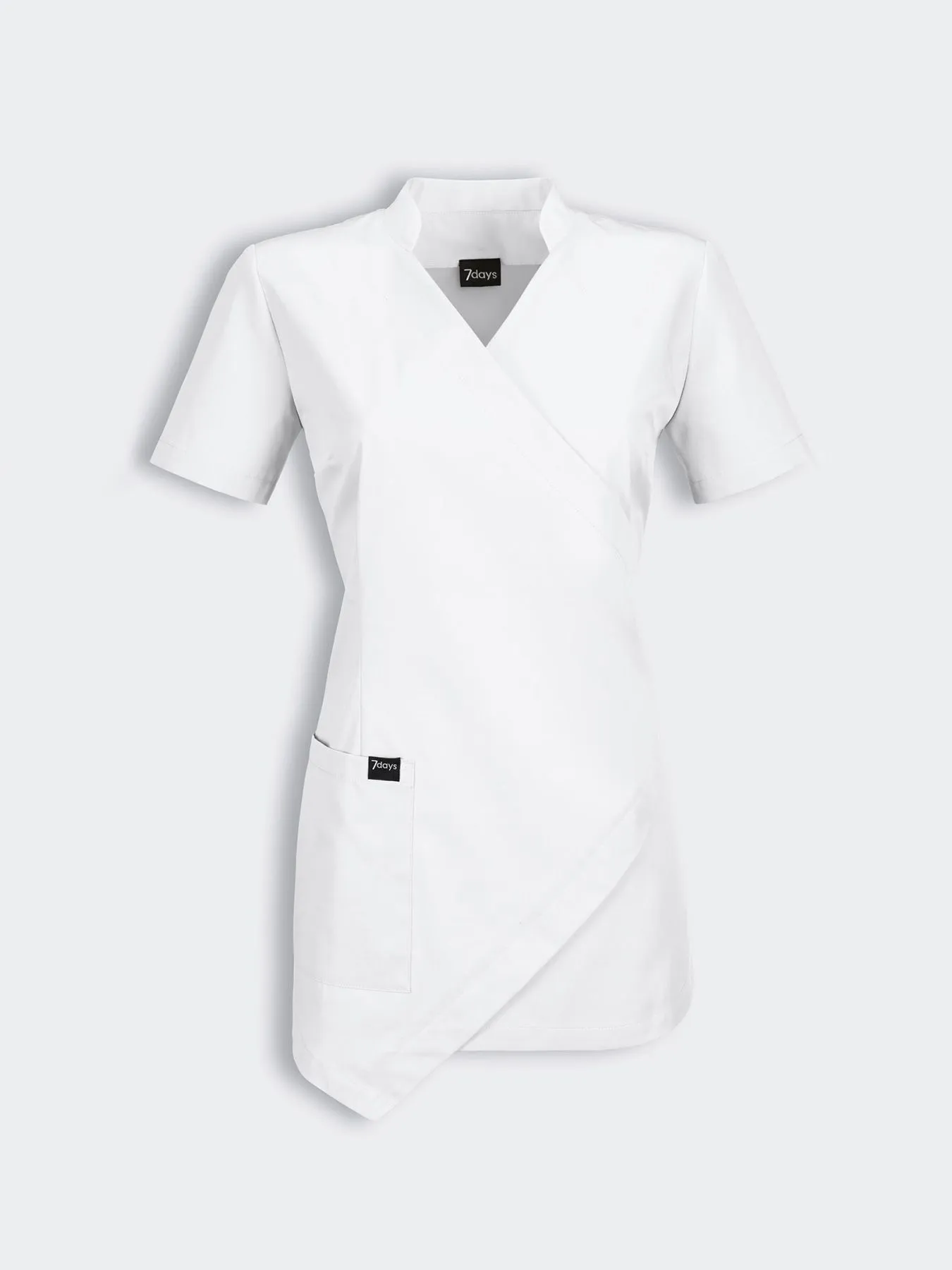 Blouse médicale à enfiler asymétrique