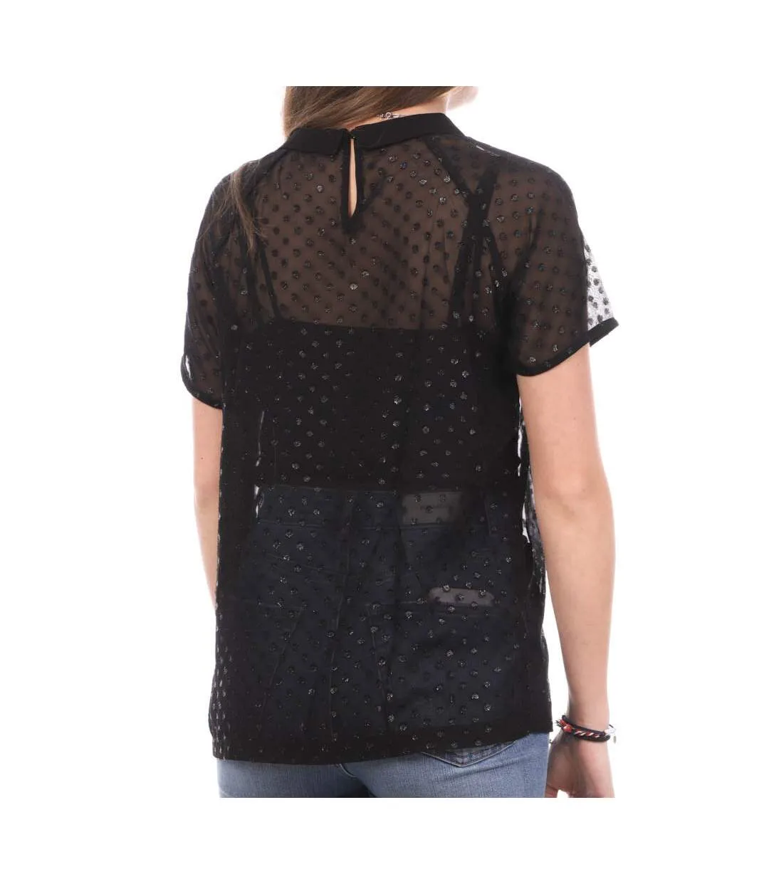 Blouse Noir Femme Teddy Smith Tobbya