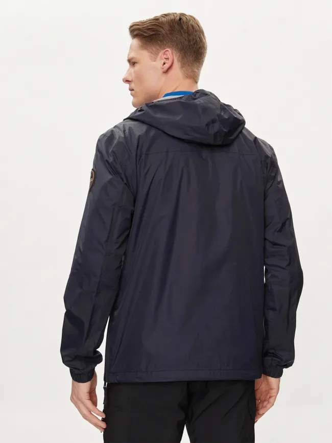 Blouson anorak rainforest bleu marine homme - Napapijri | wimod