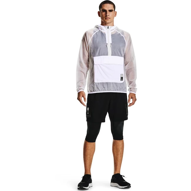 Blouson pour homme Under Armour  Run Anywhere Storm Anorak-WHT