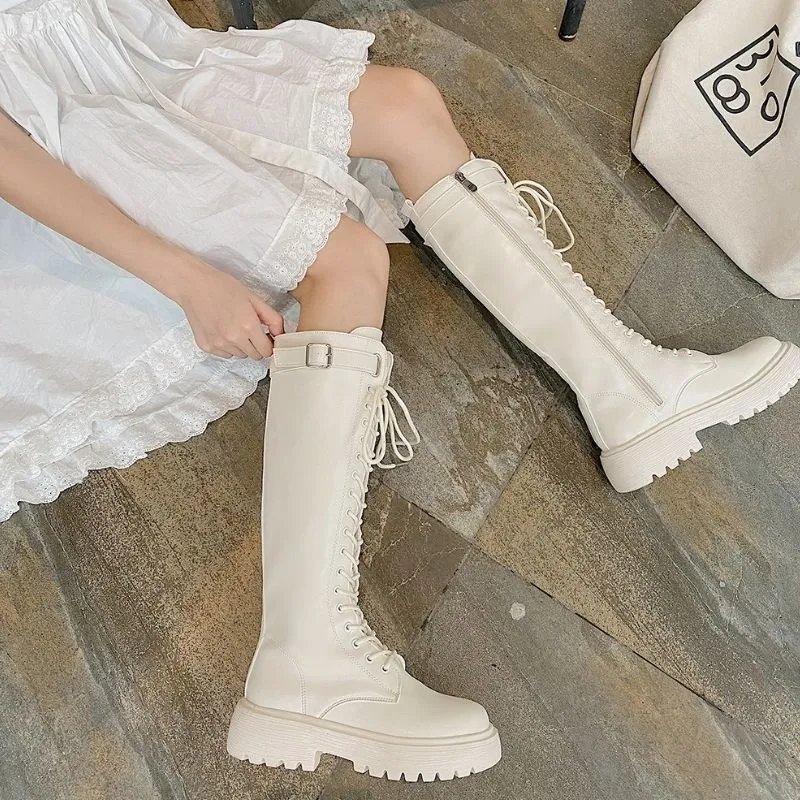 Bottes Blanches pour Femme