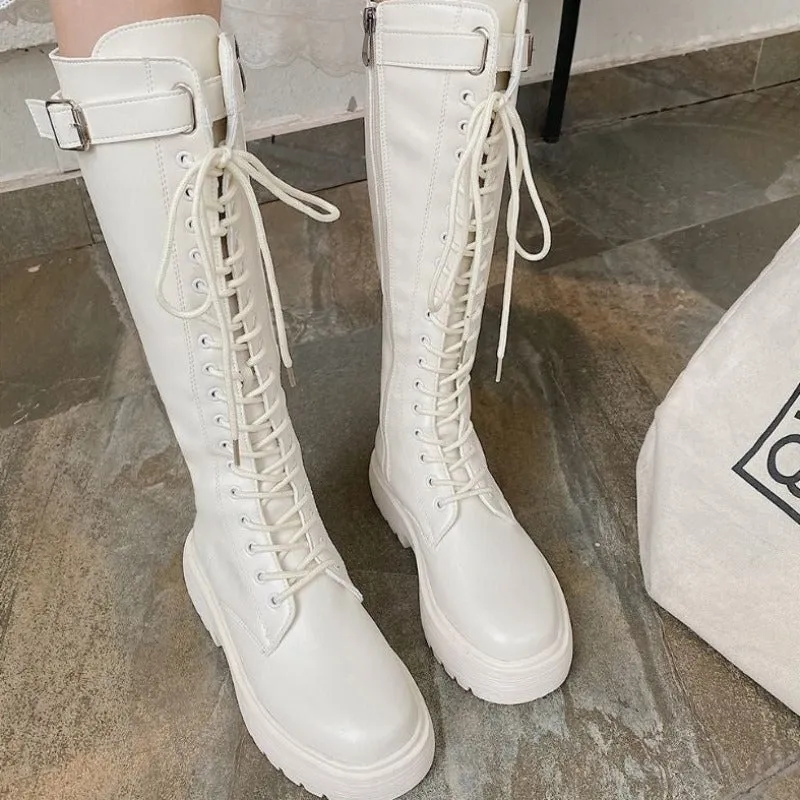 Bottes Blanches pour Femme