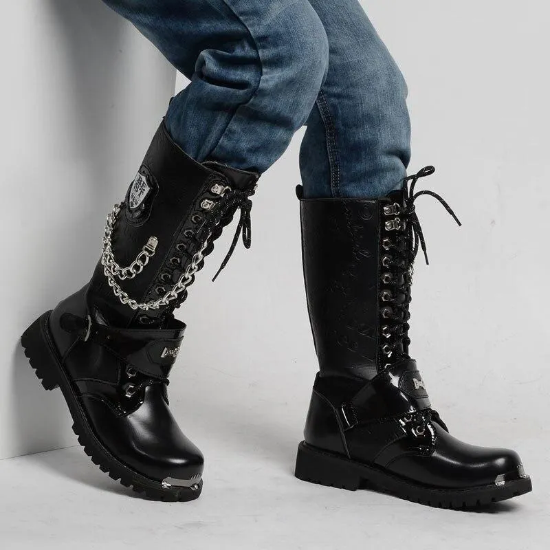 Bottes Steampunk Montantes