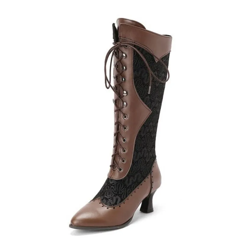 Bottes Steampunk Victoriennes