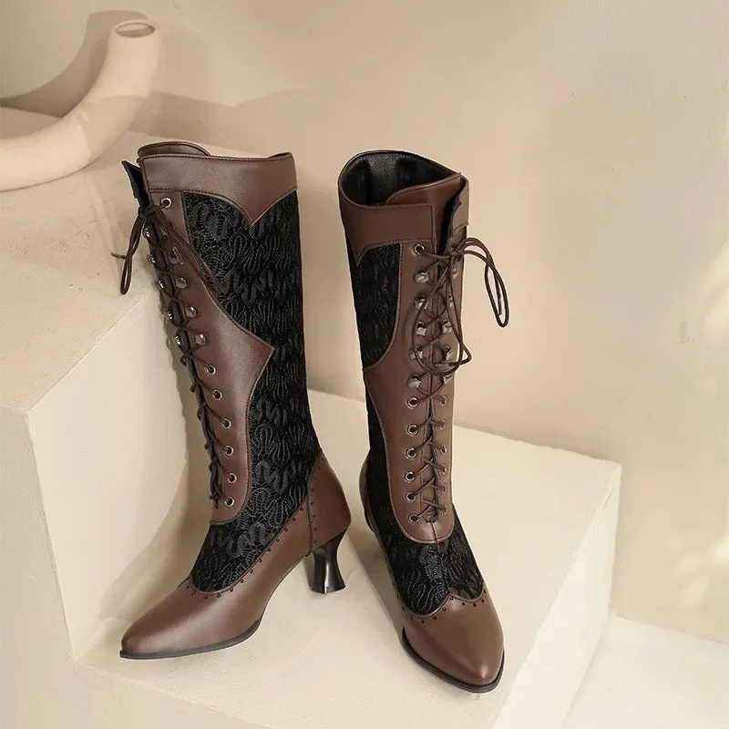 Bottes Steampunk Victoriennes