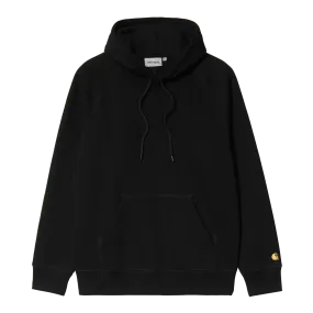 Carhartt WIP Chase hoodie black gold