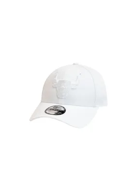 Casquette New Era NBA 9FORTY Chicago Bulls Blanc Femme