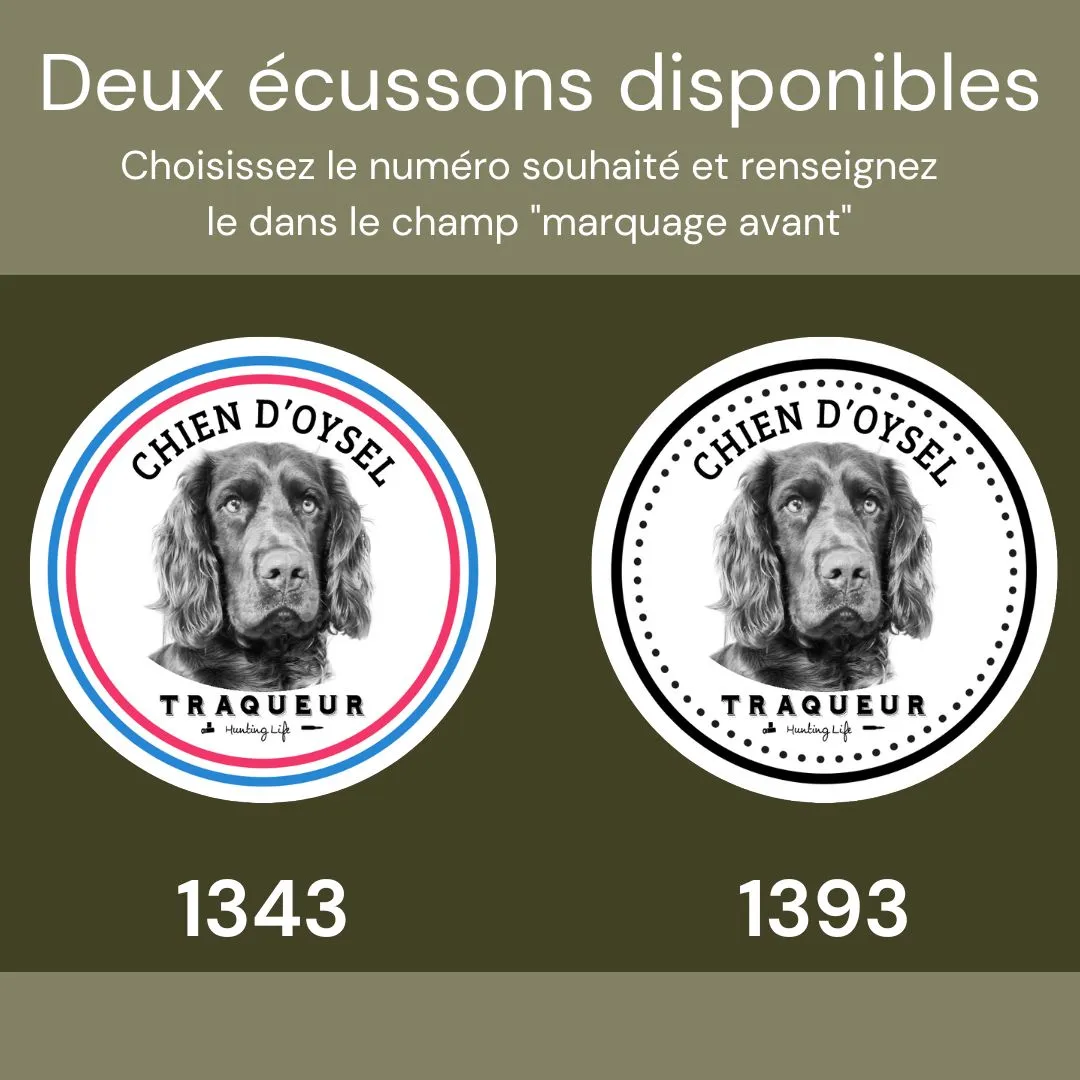 Casquette respirante avec écusson – Chien d’Oysel