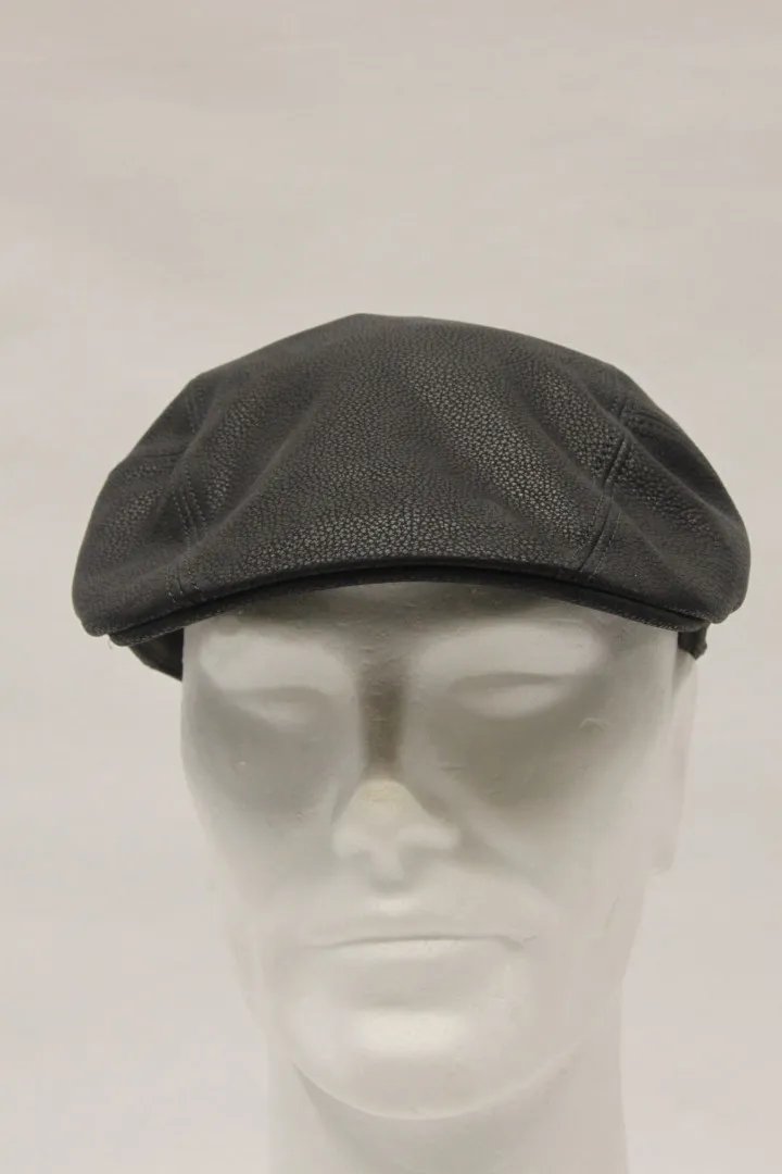 Casquette stetson homme cuir noir : 3417