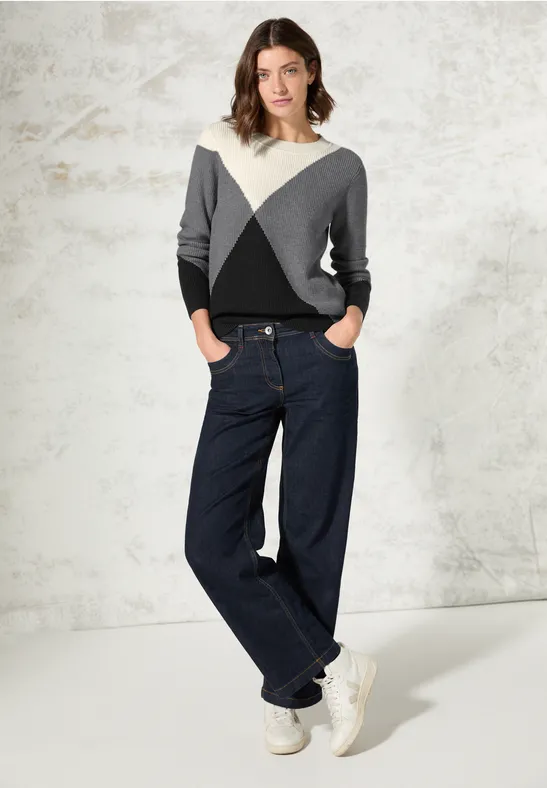 CECIL Pull-over color block 