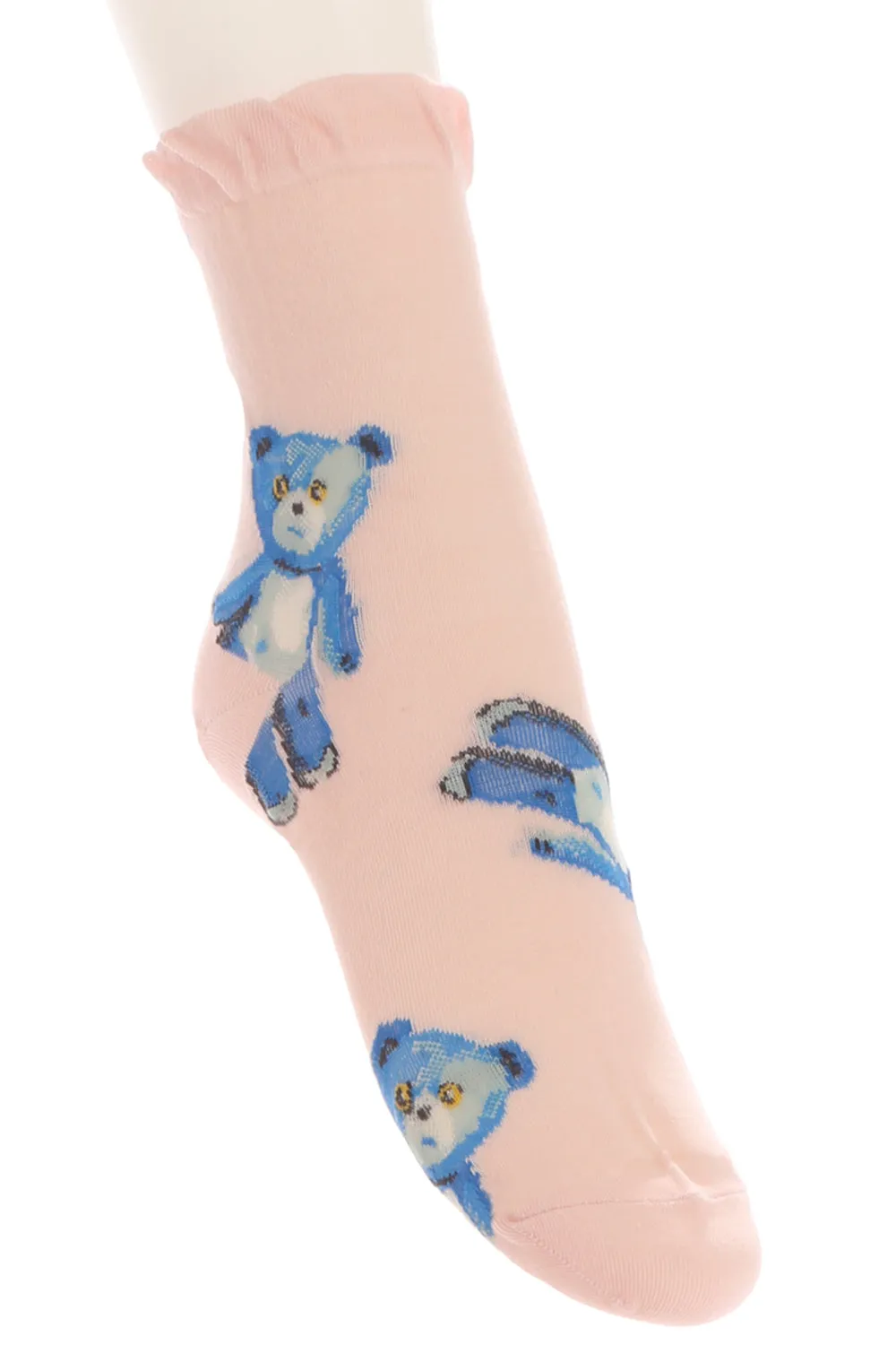 Chaussettes imprimées nounours