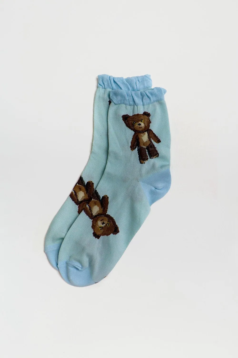 Chaussettes imprimées nounours