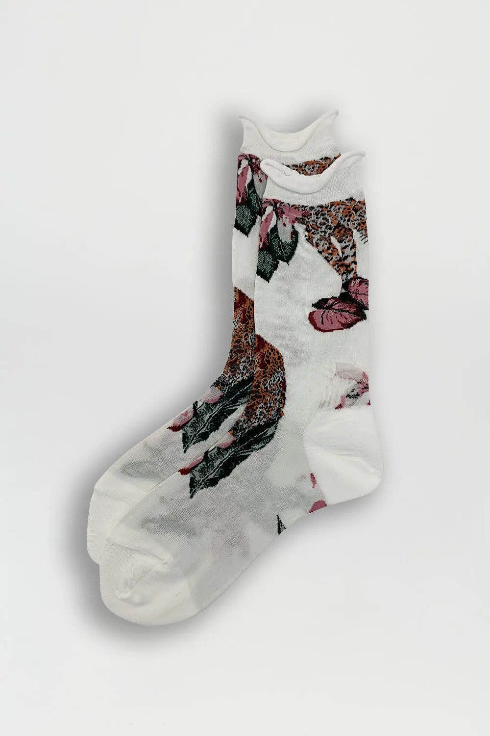 Chaussettes - Motif fleuri