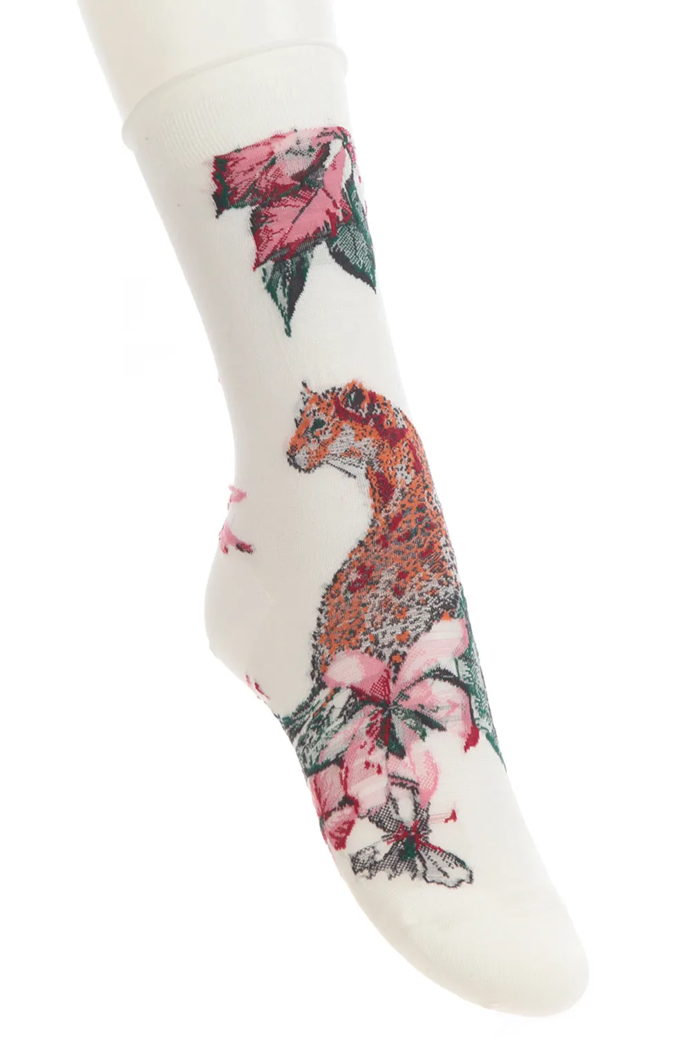 Chaussettes - Motif fleuri