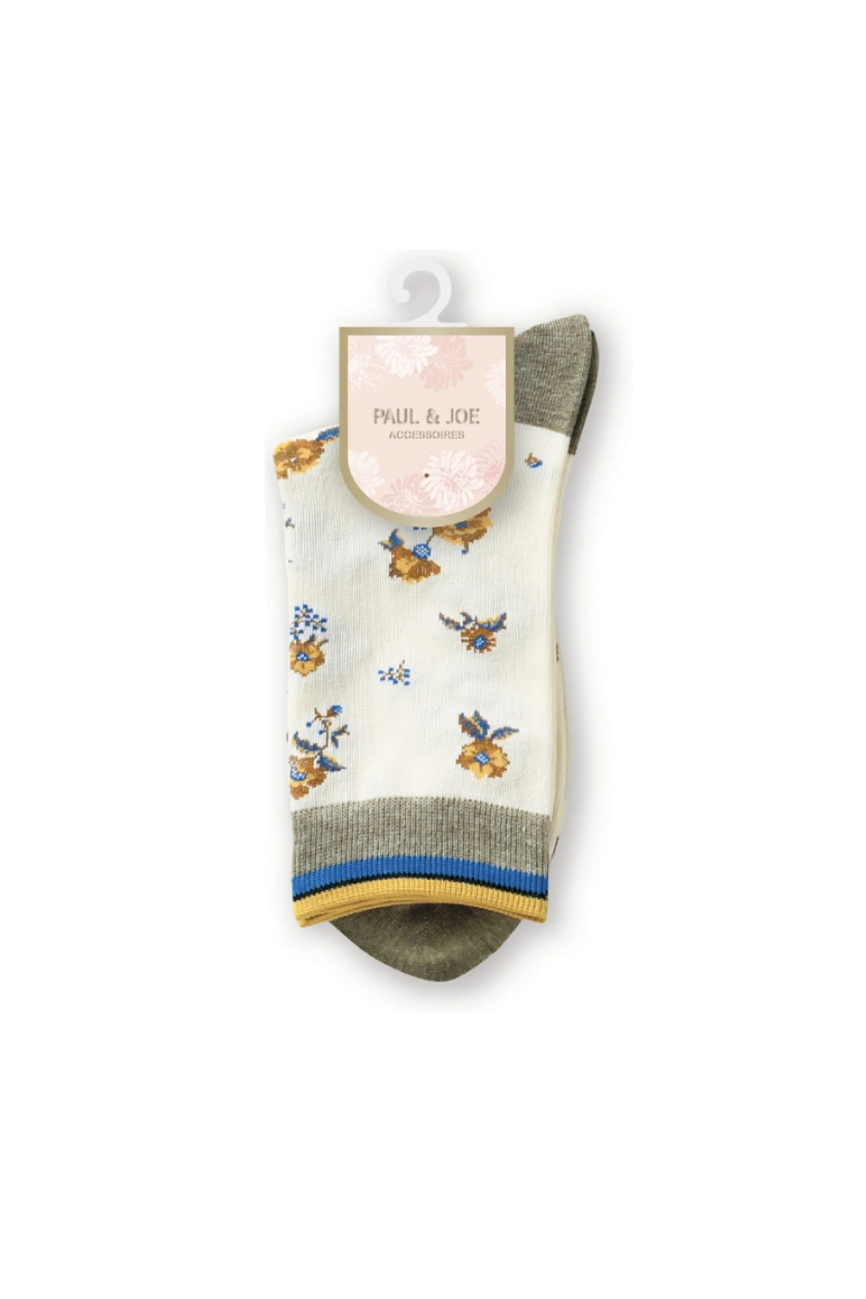 Chaussettes motif floral