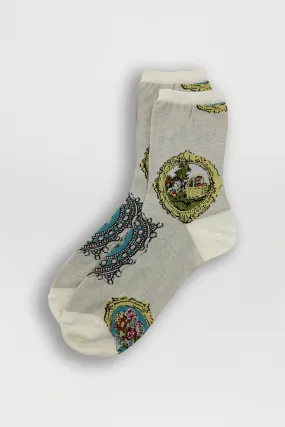 Chaussettes - Motif médaillon