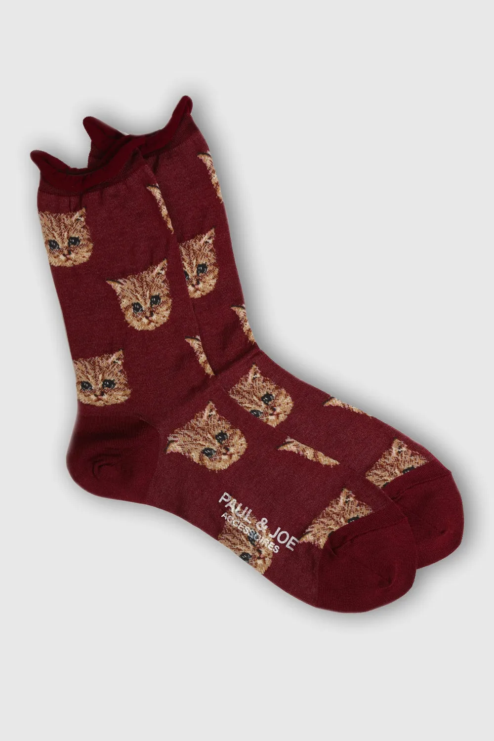 Chaussettes à tête de chat