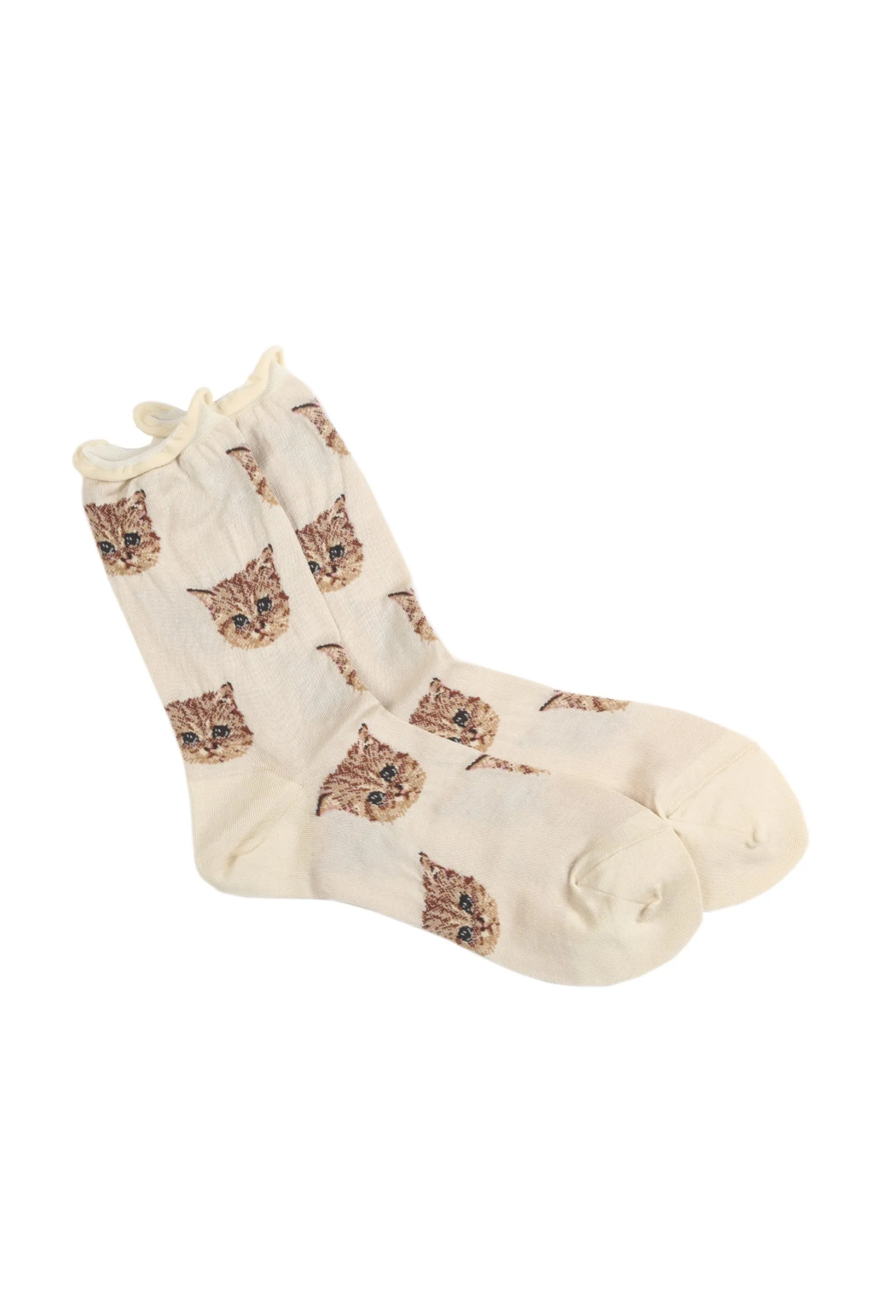 Chaussettes à tête de chat