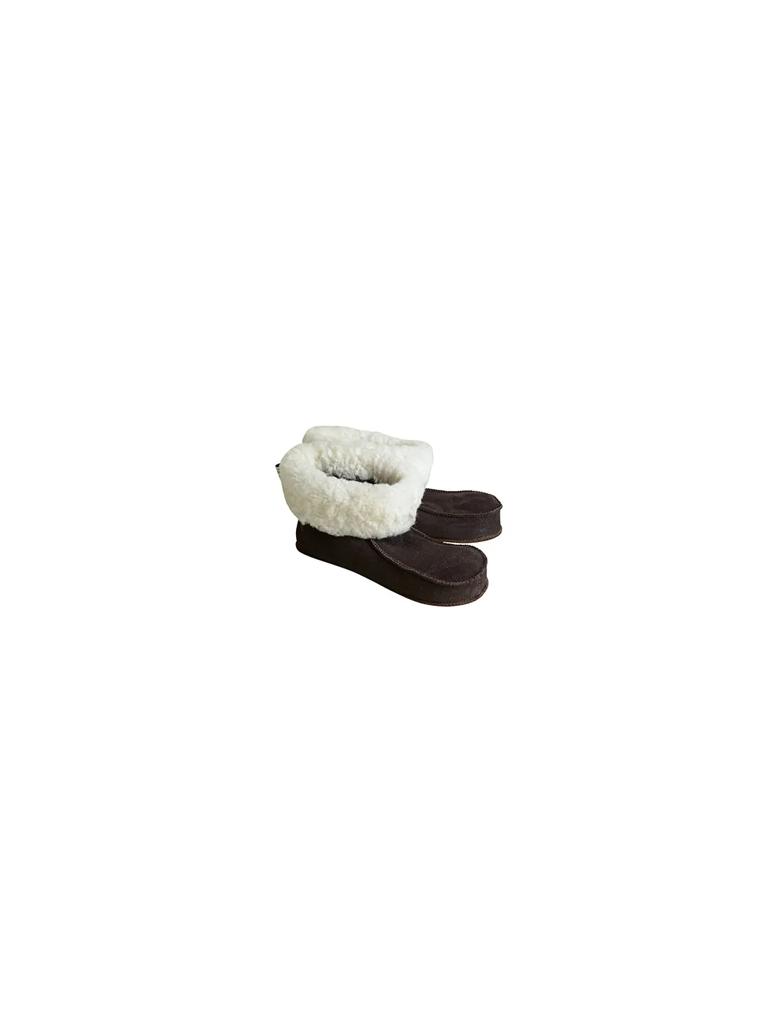 Chaussons Mouton Chocolat Taille 36