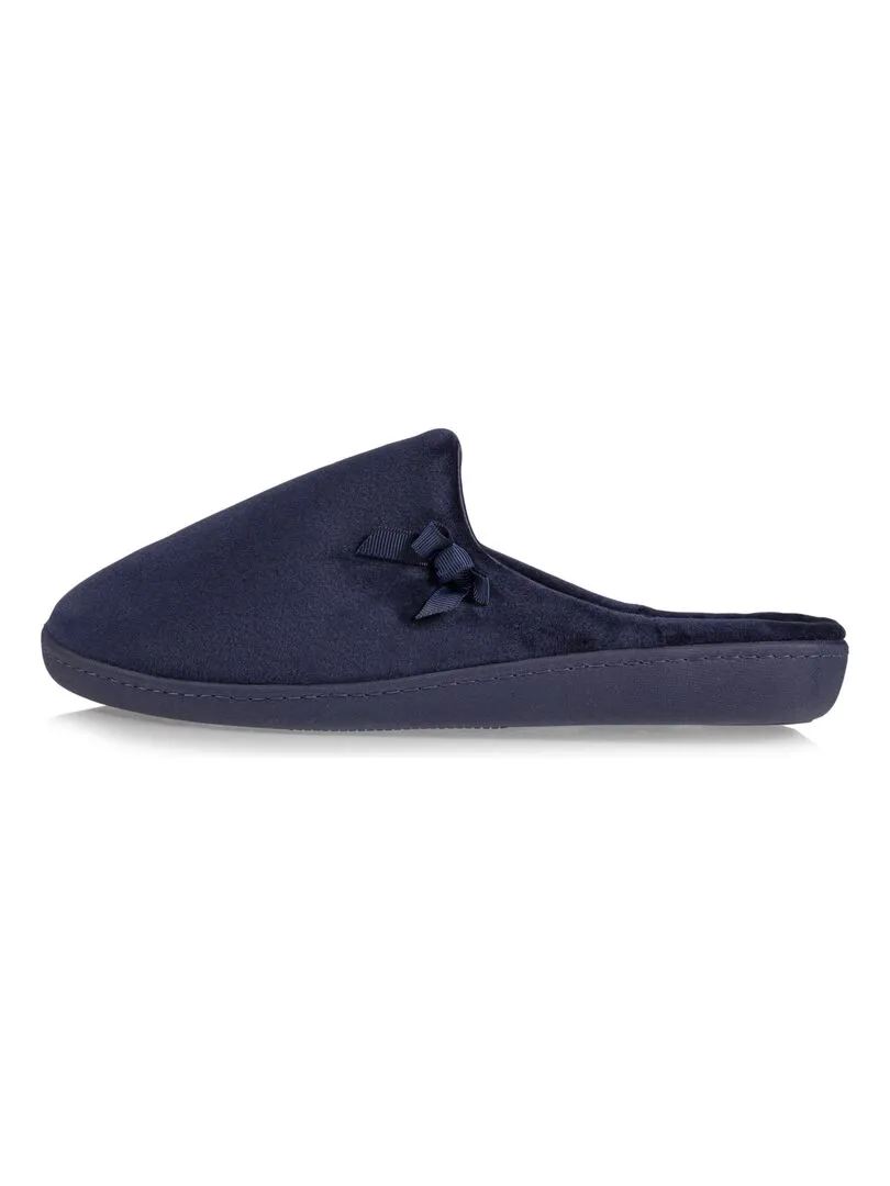 Chaussons mules Femme Marine - Bleu marine