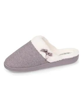 Chaussons mules recyclées Femme Gris - Gris chiné