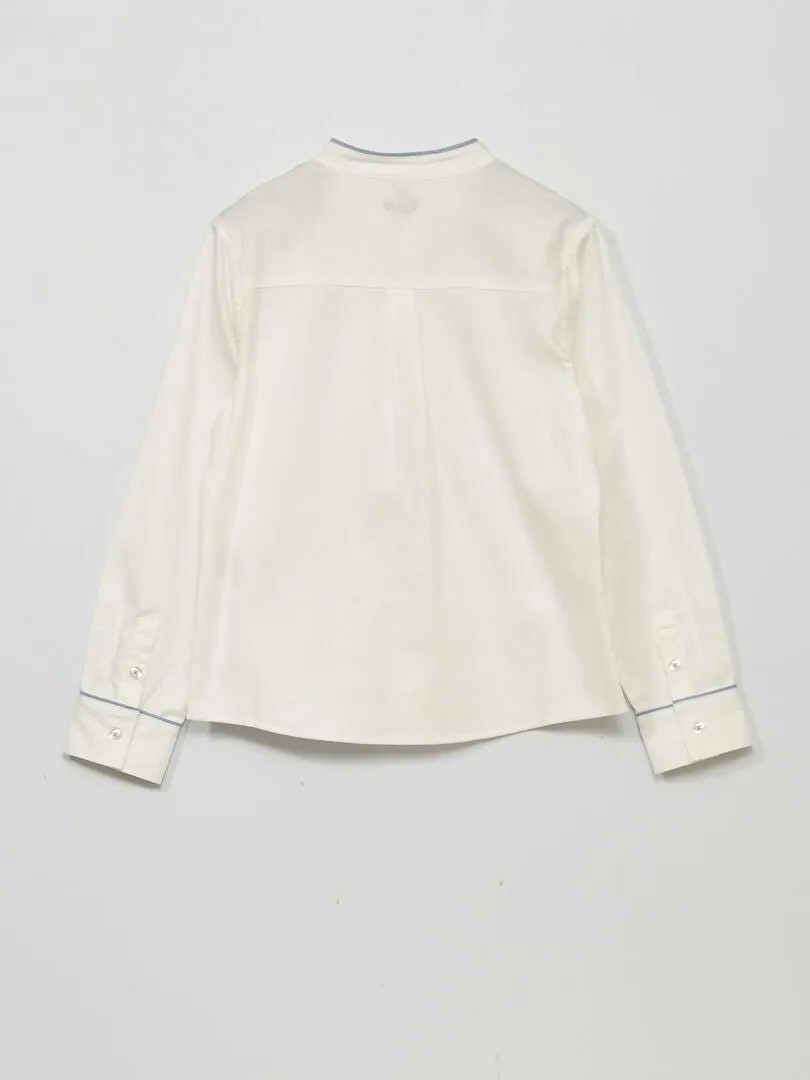 Chemise en coton - Blanc