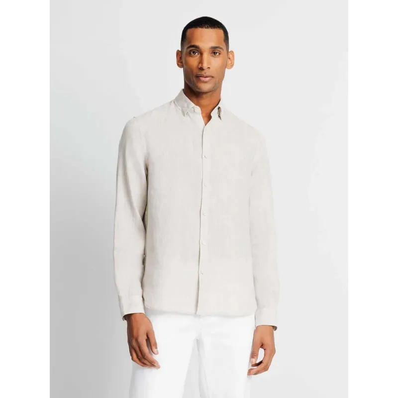 Chemise en lin kisseo beige homme - Izac | wimod