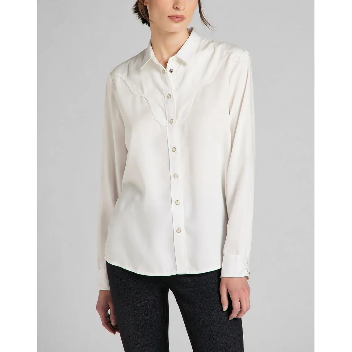 Chemise Femme Western Shirt blanc | 3 Suisses