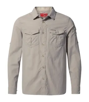 Chemise manches longues adventure homme beige clair Craghoppers