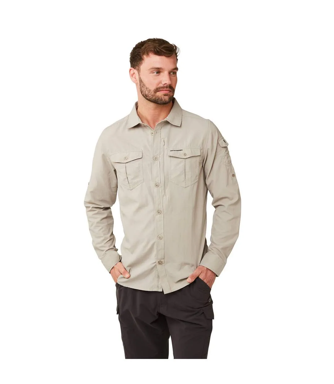 Chemise manches longues adventure homme beige clair Craghoppers