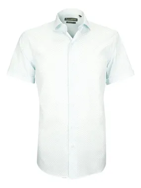 Chemise stretch ALBINONI - Bleu turquoise