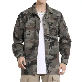 Chemises camouflage pour hommes,