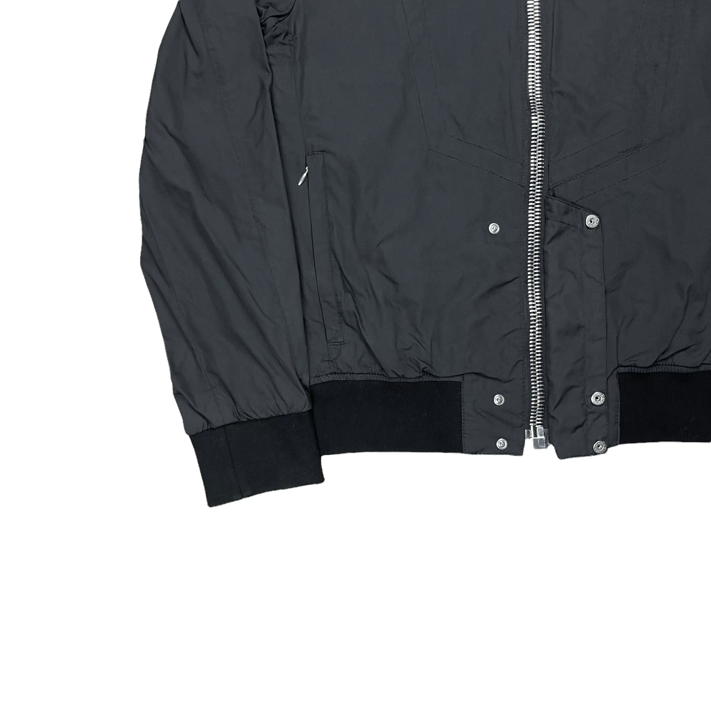 Dirk Bikkembergs Sport Couture Oversized Zip Bomber Jacket