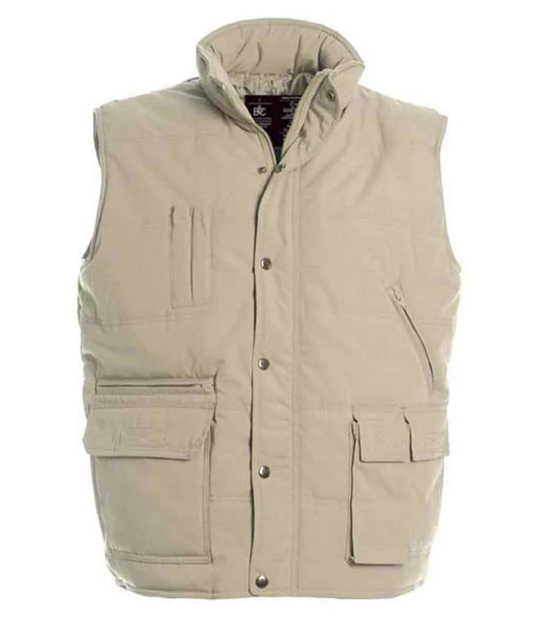 Doudoune anorak homme sans manches - Bodywarmer JU880 - beige