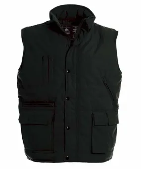 Doudoune anorak homme sans manches - Bodywarmer JU880 - noir 