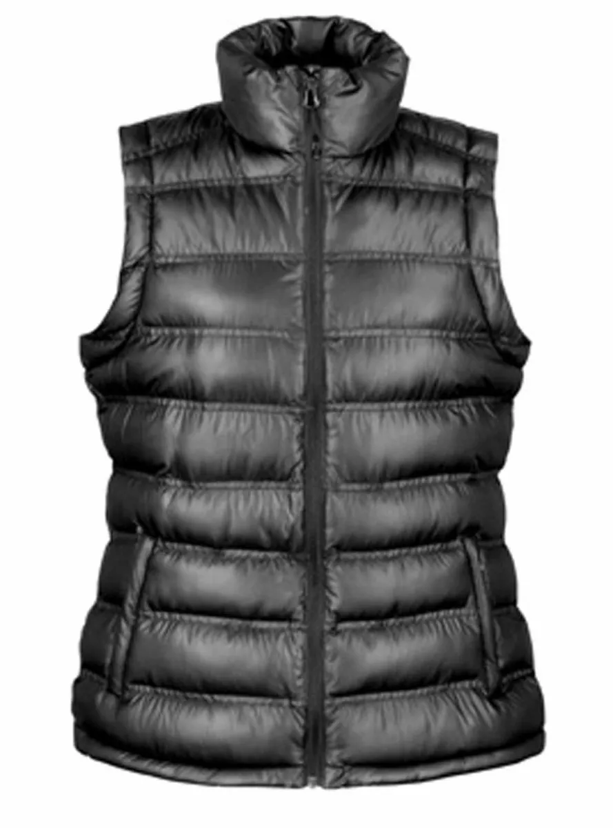 Doudoune anorak sans manches bodywarmer FEMME - R193F - noir 