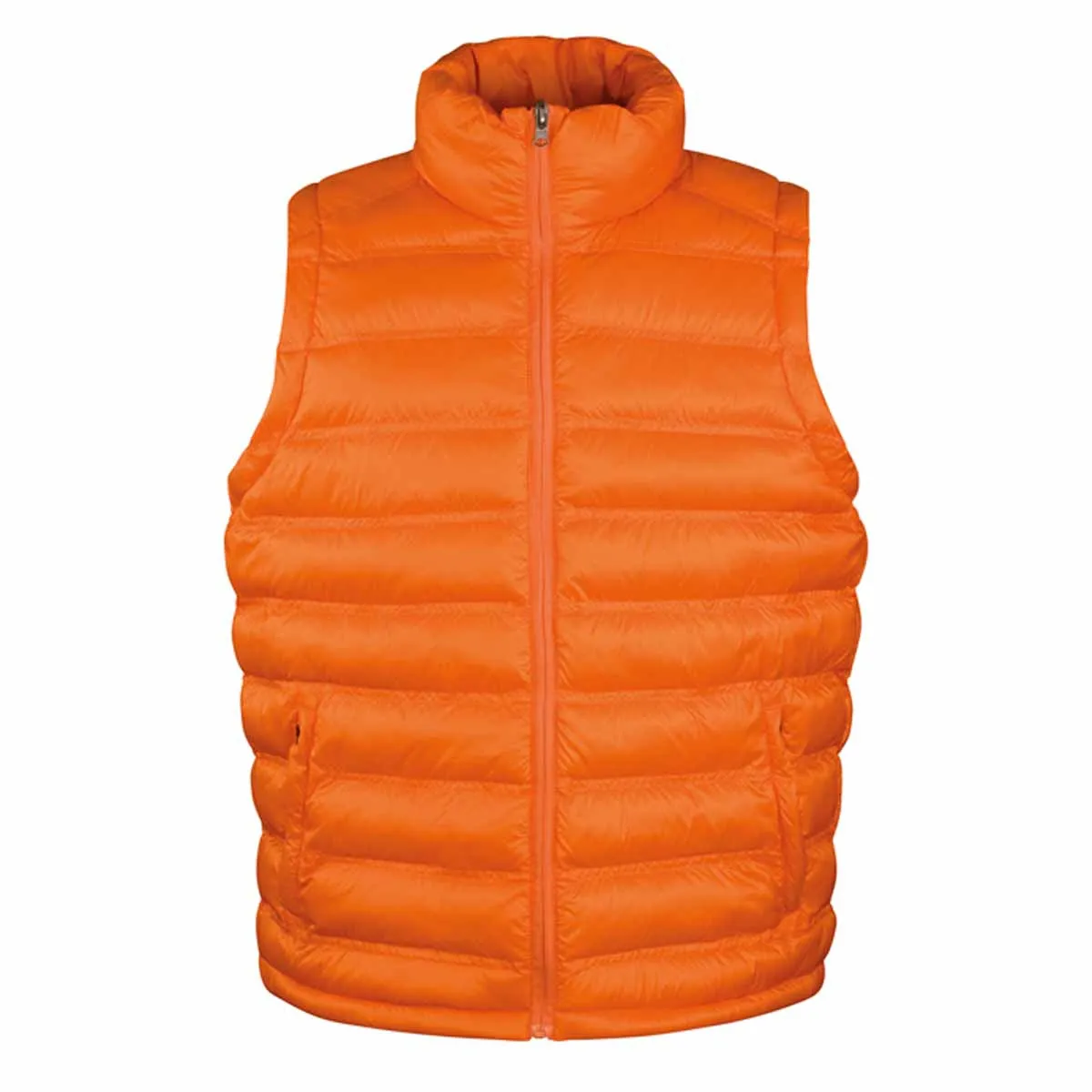 Doudoune anorak sans manches bodywarmer HOMME - R193M - orange 