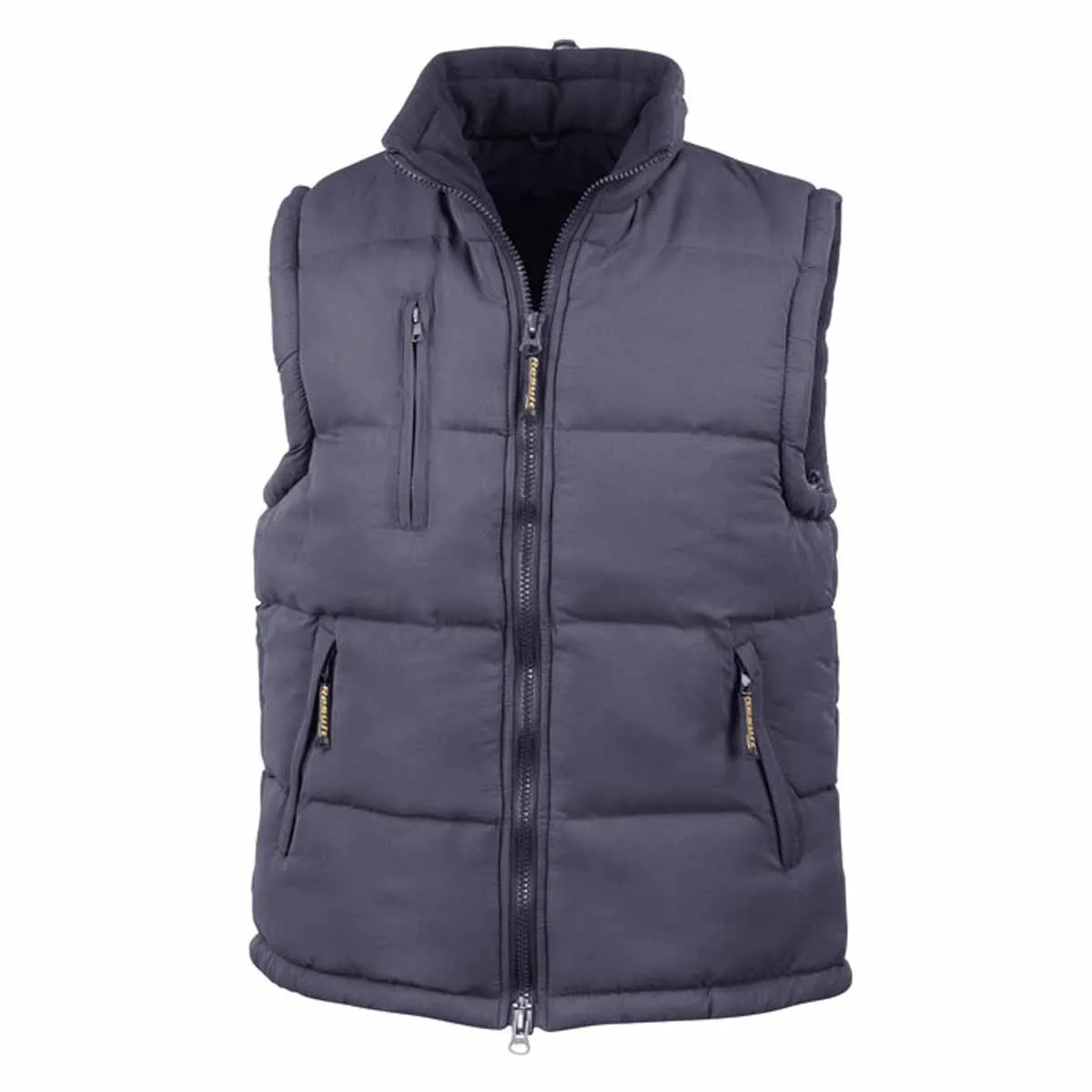 Doudoune anorak sans manches bodywarmer - R088X - bleu marine 