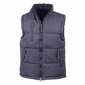 Doudoune anorak sans manches bodywarmer - R088X - bleu marine 